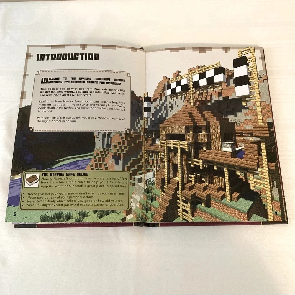 Minecraft Combat Handbook Hardcover by Mojang 2014